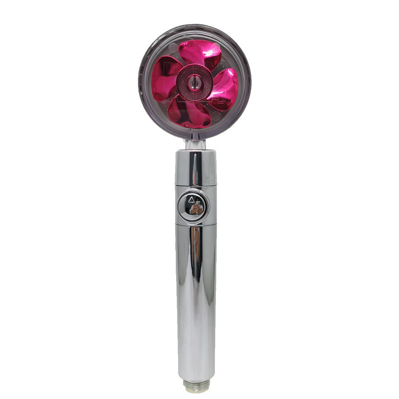 Turbo Propeller Shower Head Handheld High Pressure