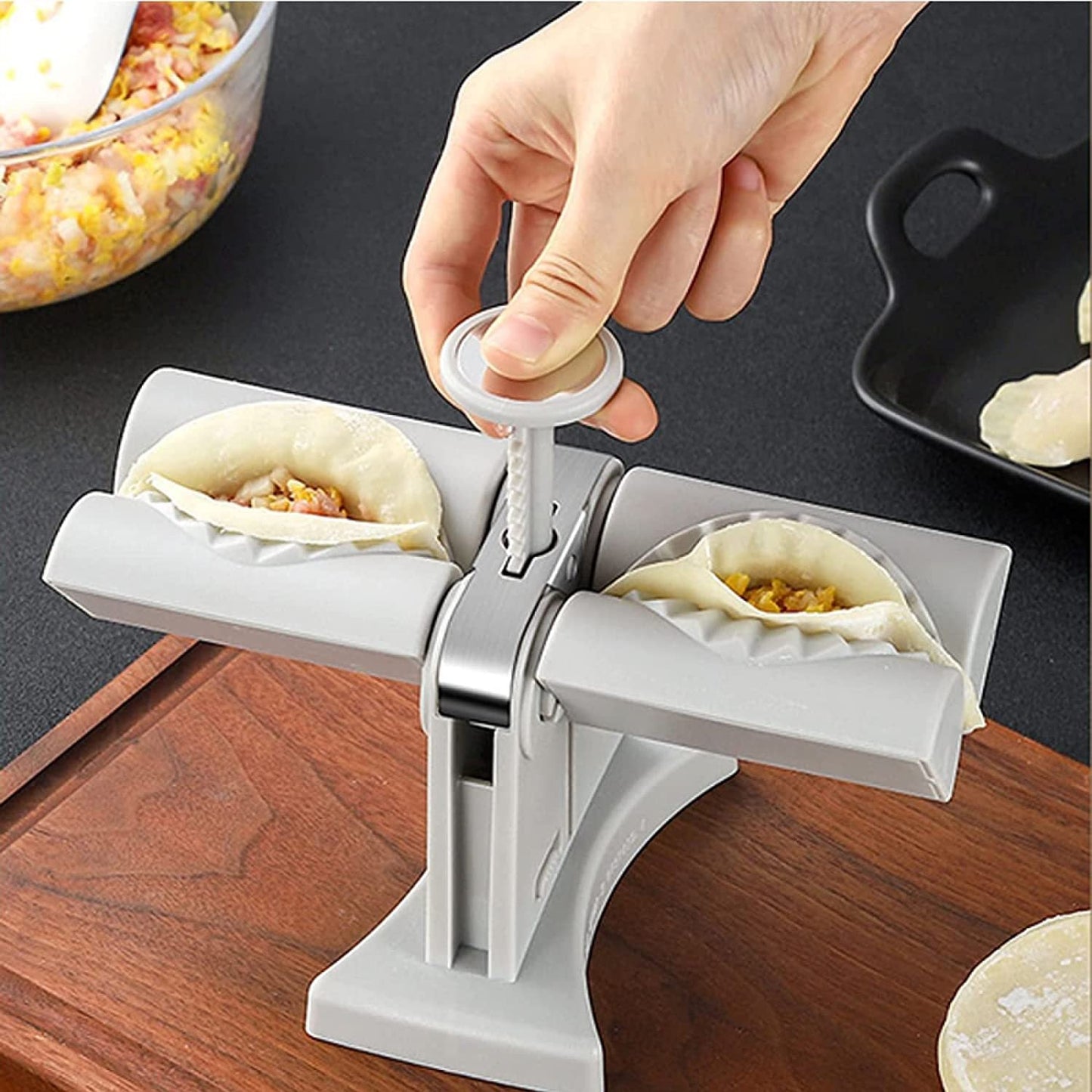 Double-Head Dumpling Mold Manual Press Maker