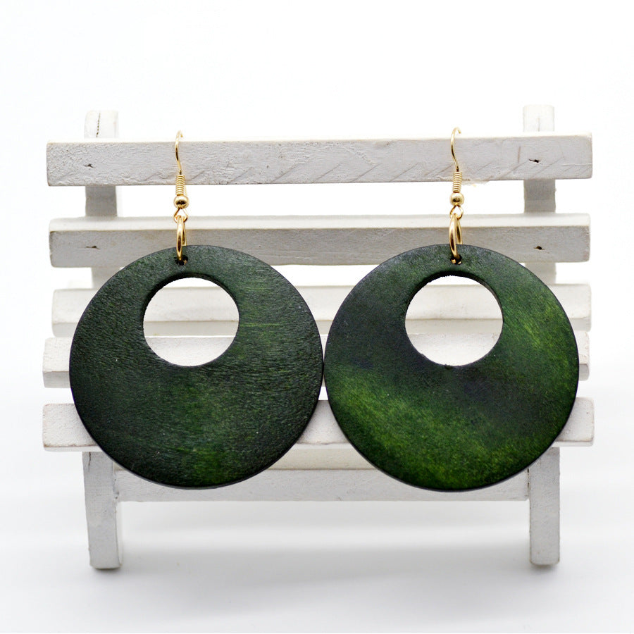 Original Fashion Wood Earrings Ornament