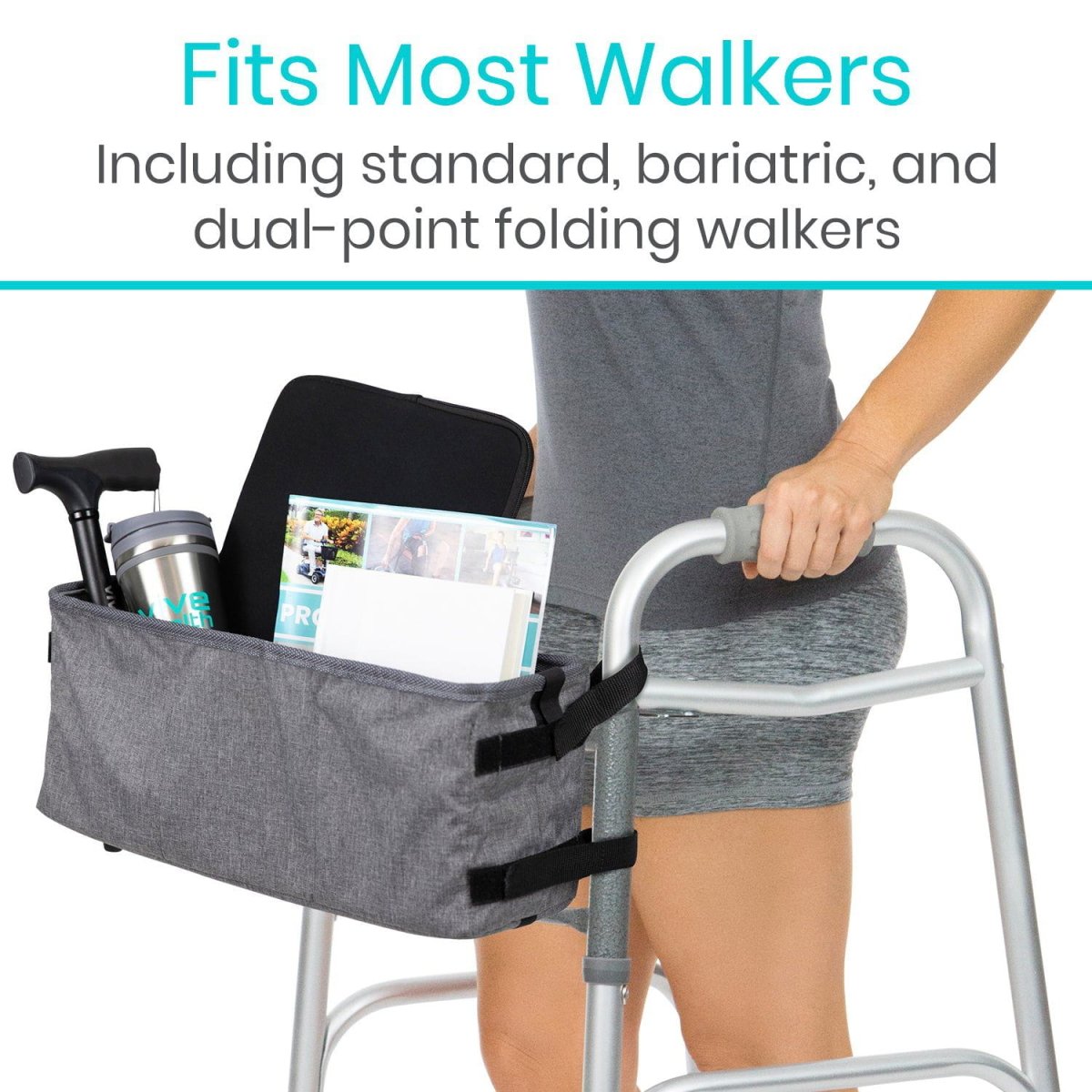 Adjustable Walker Basket