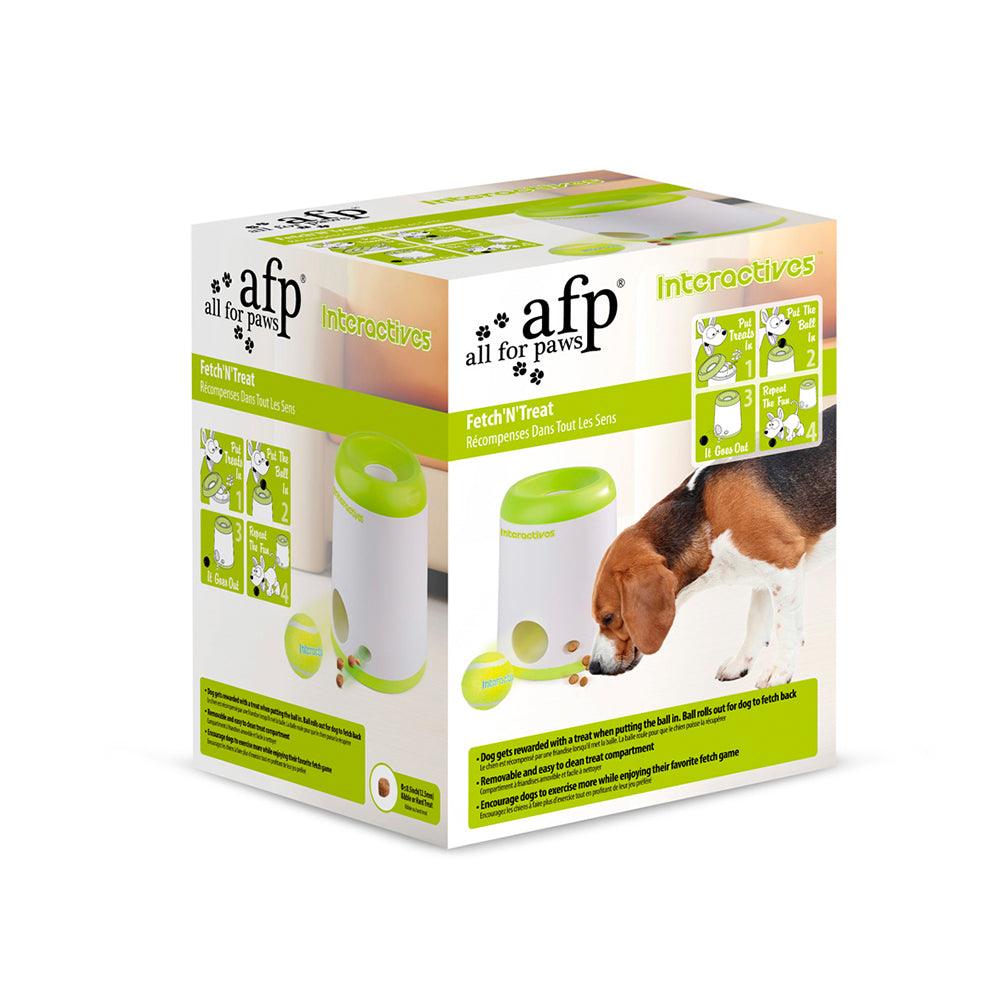 Interactive Fetch-N-Treat Dog Toy