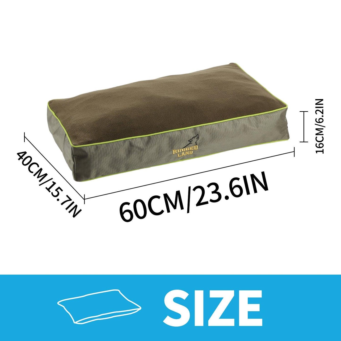 Rugged Land Dog Bed