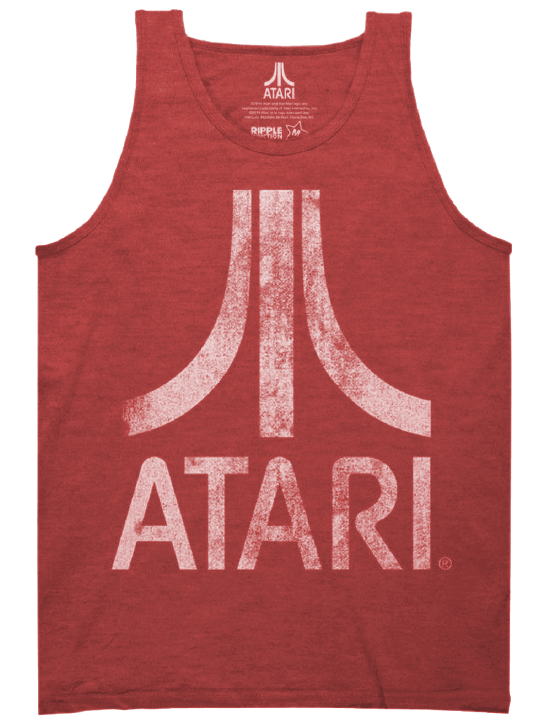 Atari Distressed Logo Adult Tank Top