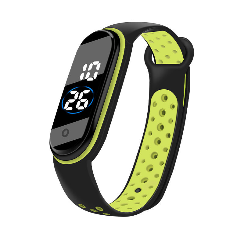 Youth Sports LED Student Watch Waterproof