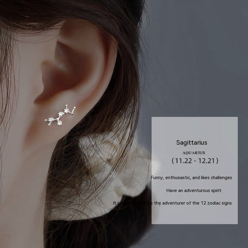 S925 Constellation Stud Earrings