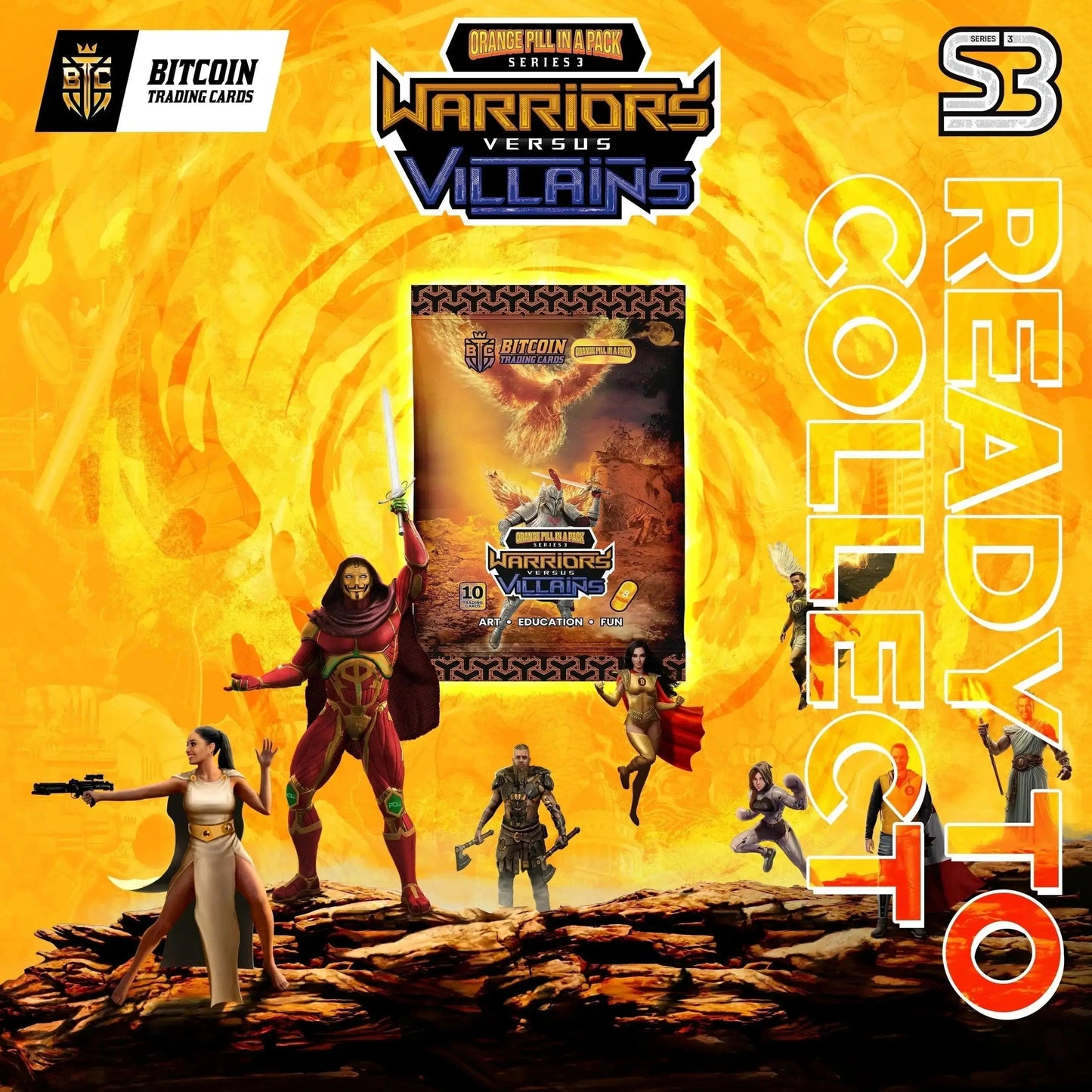 Case - OPP S3 Warriors vs Villains (8 Hobby Boxes)