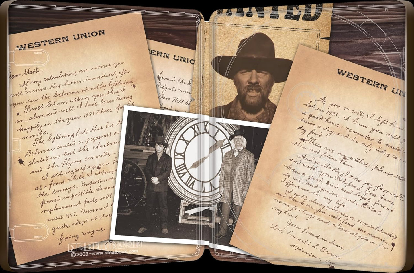 Back to the Future Part III - Limited Edition 40th Anniversary Steelbook (4K Ultra HD + Blu-ray + Digital)