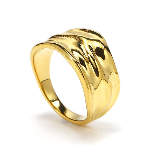 Women's Cold Style Titanium Steel Ring