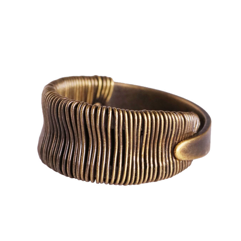 Vintage Copper Wire Wrapped Ring