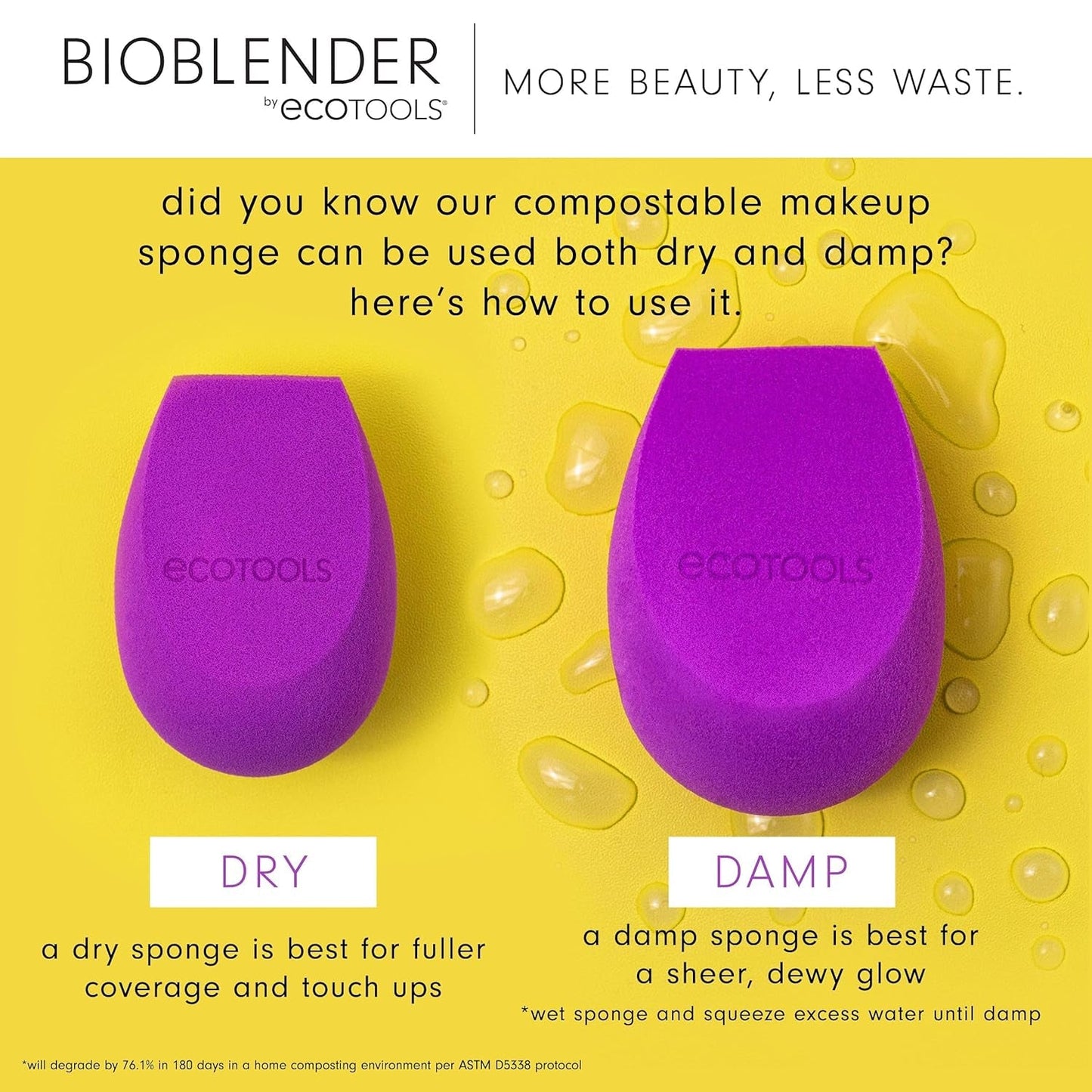 EcoTools Bioblender Compostable Makeup Sponge — Flawless Blending Meets Sustainability