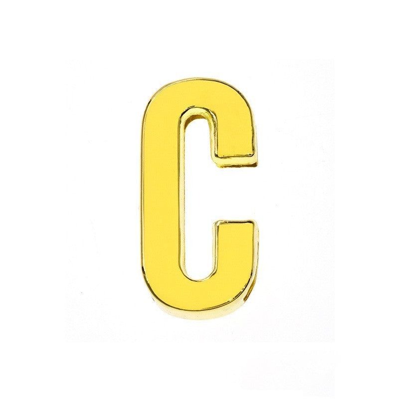 18mm 26 English Letters Accessories With Beads