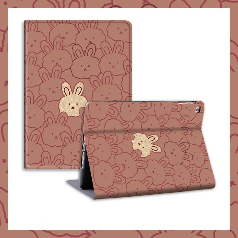 Cartoon Cute Rabbit Silicone Computer Case
