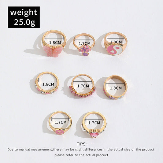 Color Drip Fashion Ring