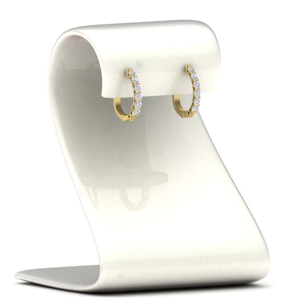 Modern Huggie Hoop Earrings