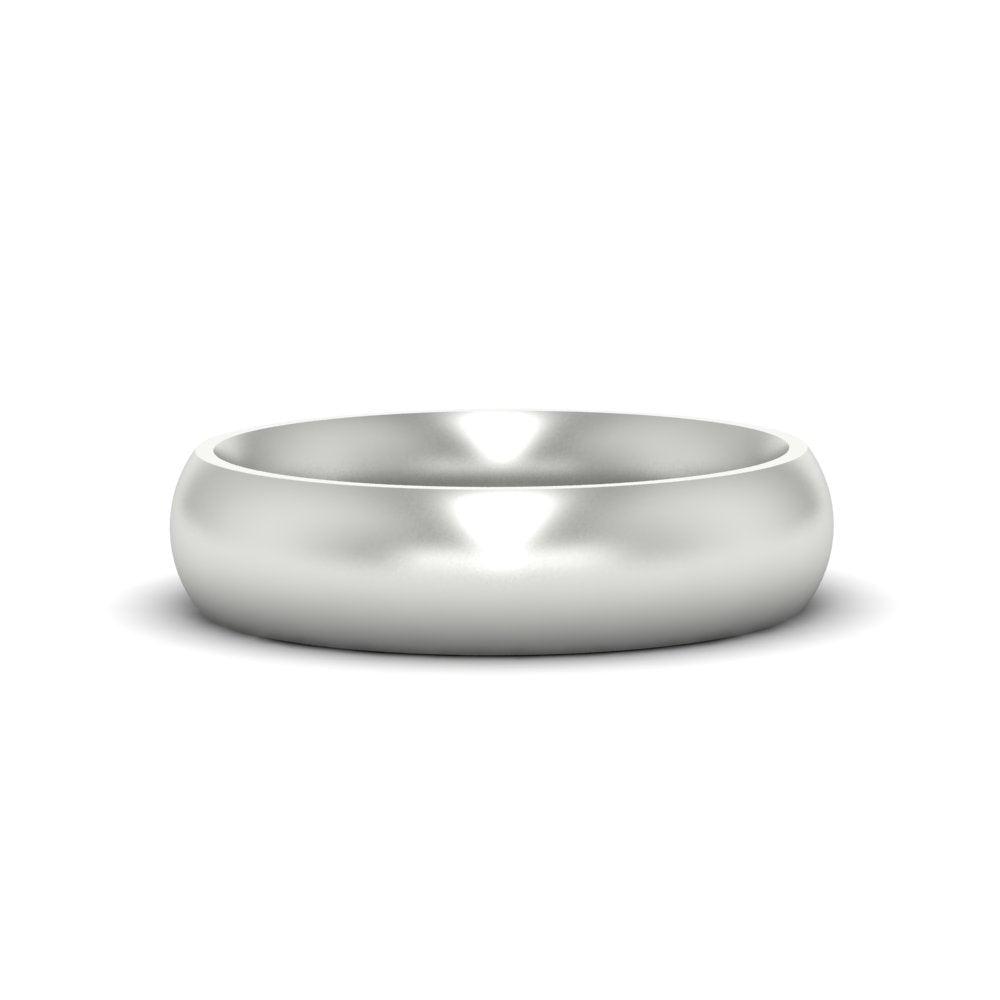 Minimalist 4mm Mens Wedding Band