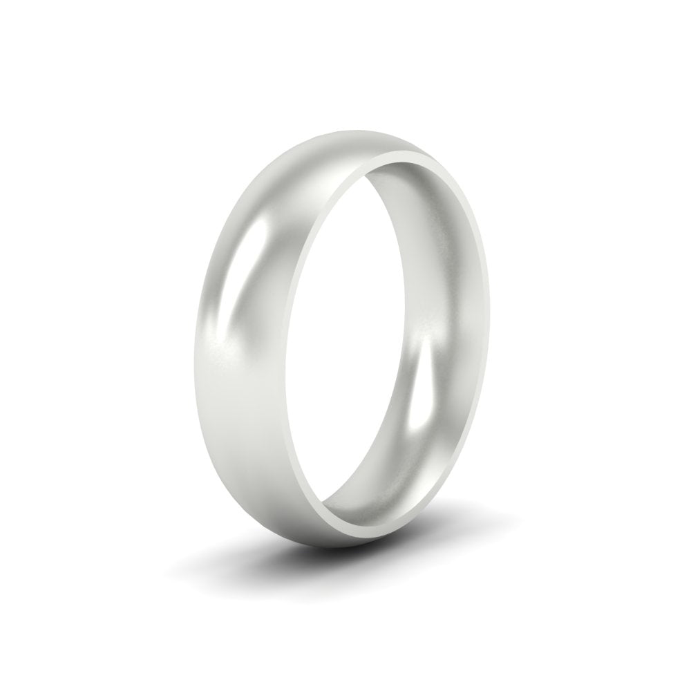 Minimalist 4mm Mens Wedding Band