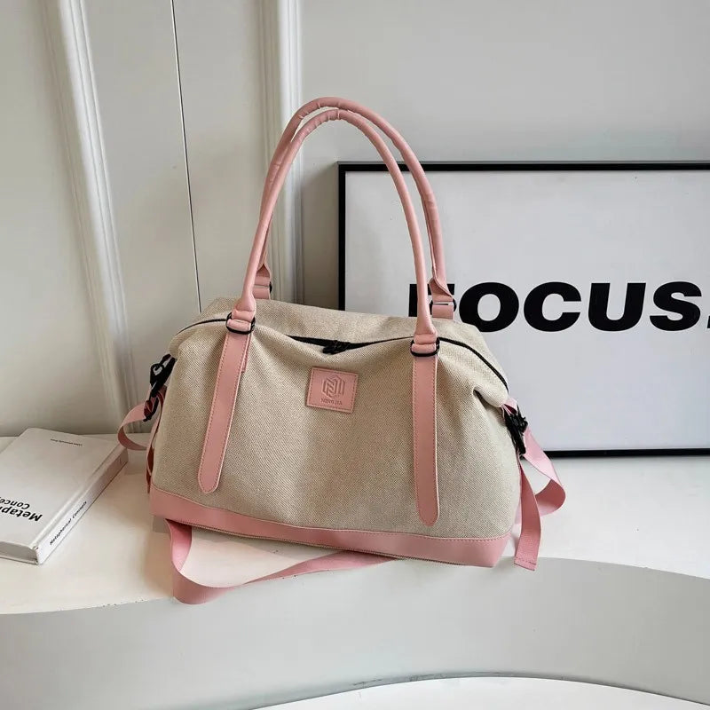 Contrast Travel Bag
