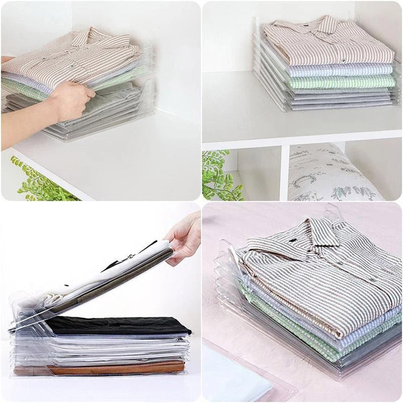 10 Layer Clothes Storage Fold Board Organizer