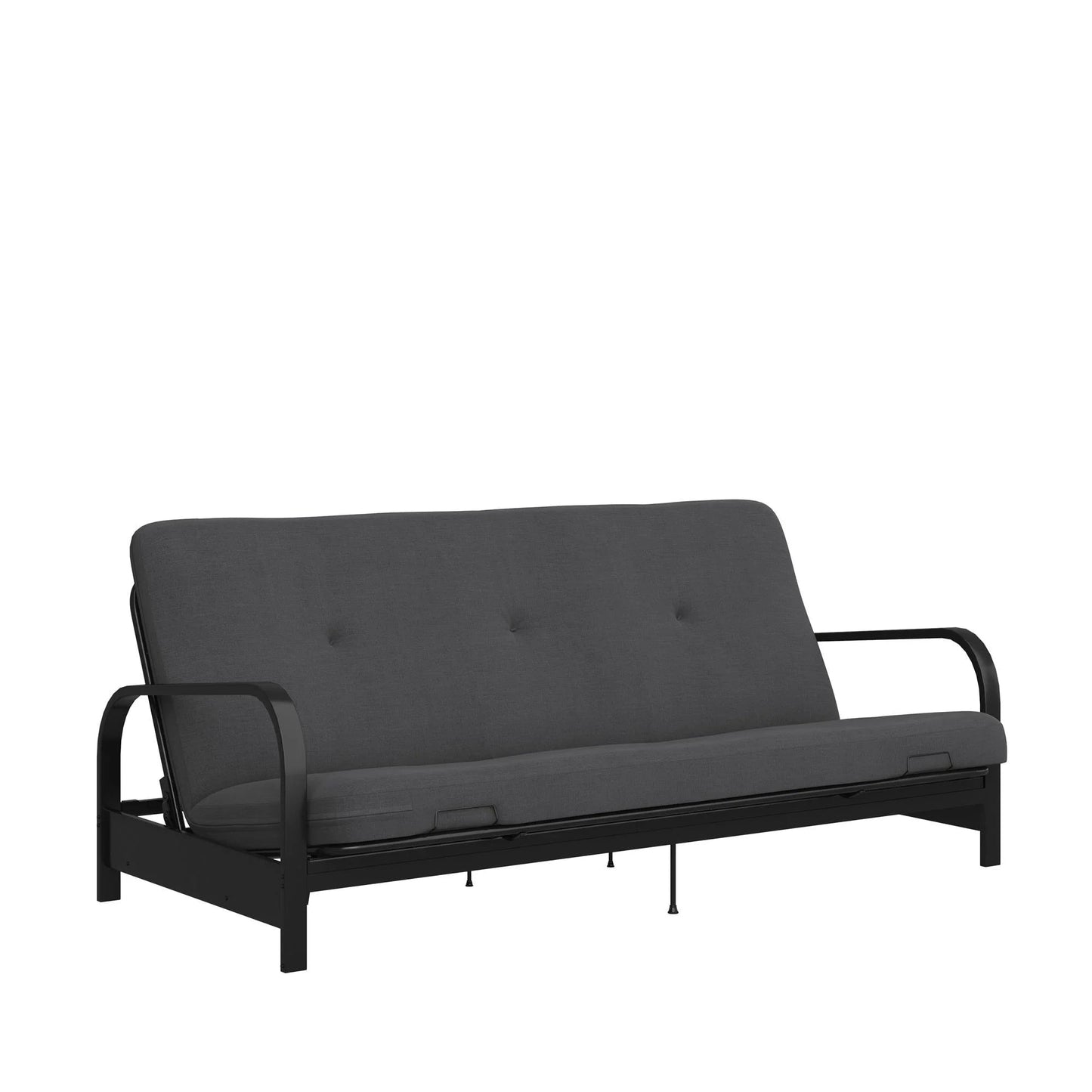 Caddie 6-Inch Futon Mattress – Full Size, Gray Linen