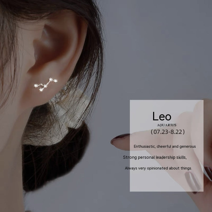 S925 Constellation Stud Earrings