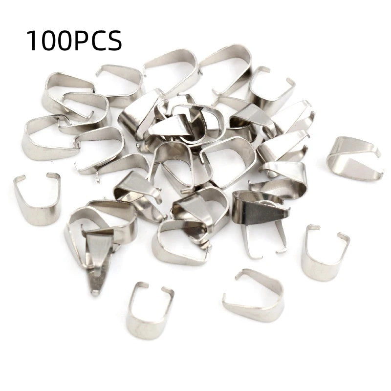 Alloy Oval Buckle Pendant Clip Accessory