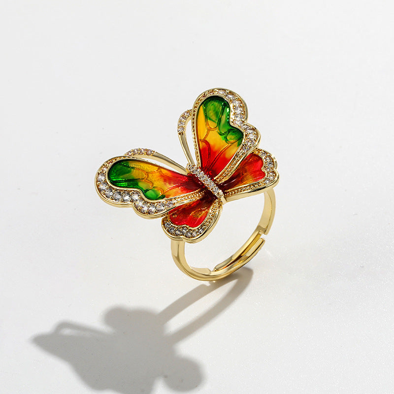 "Butterfly Design Freshwater Pearl Jewelry Set