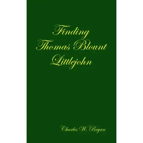 Finding Thomas Blount Littlejohn
