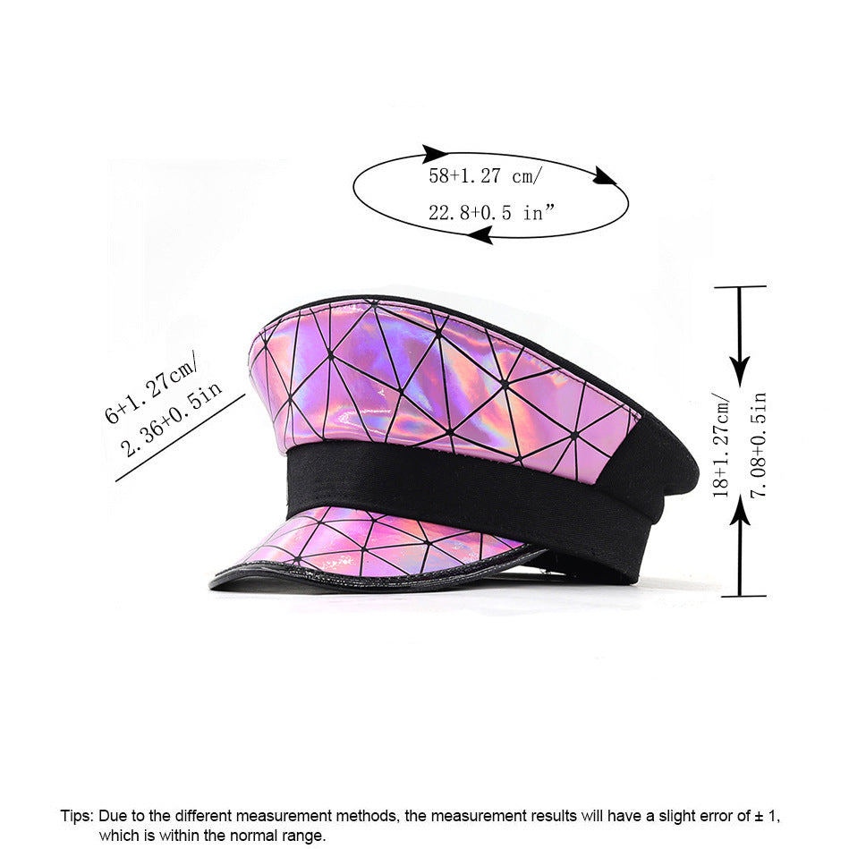 Women's Rose Leather Photography Party Wedding Hat