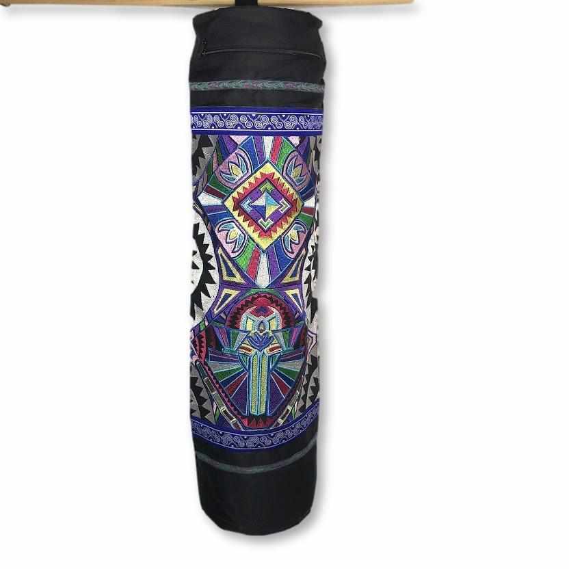 Deco Jaw Embroidered Yoga Bag - Thailand