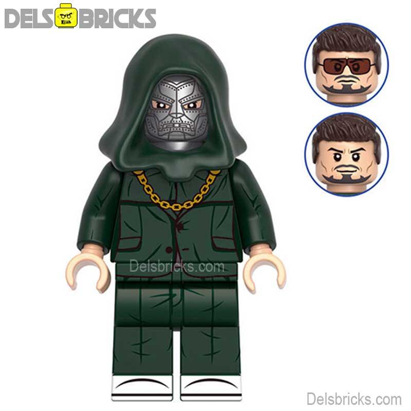 Dr Doom Robert Downey Jr SDCC first Version lego Minifigures Custom Toys 10