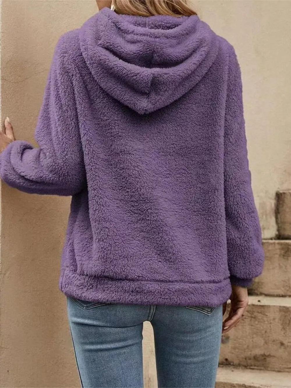 Drawstring Long Sleeve Hoodie