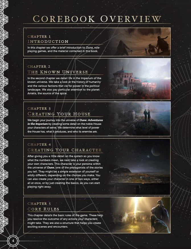 Dune: Adventures in the Imperium Core Rulebook - RPG