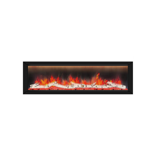 Dynasty Allegro 58" Smart Linear Electric Fireplace With Heater Timer Settings [DY-BFM58] (SAK23948)