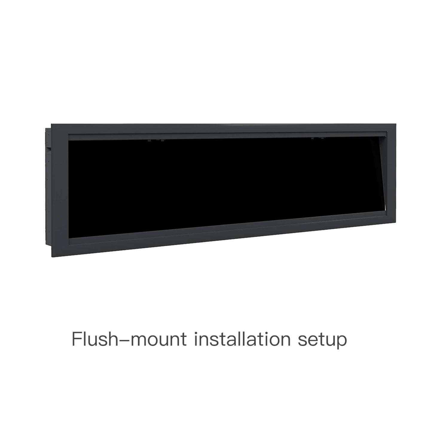 Dynasty Allegro 76" Black Smart Linear Electric Fireplace [DY-BFM76] (SAK56392)