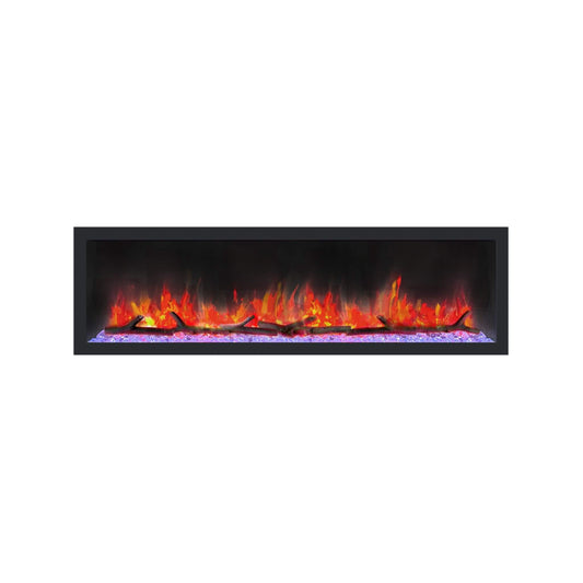 Dynasty Cascade 64" Smart Linear Electric Fireplace With Front Facing Heater [DY-BTX64] (SAK15932)