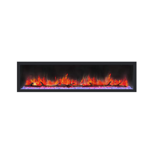 Dynasty Cascade 74" Smart Linear Electric Fireplace [DY-BTX74] (SAK61984)
