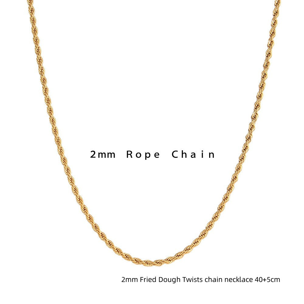 S925 Sterling Silver Octagonal Snake Bones Chain