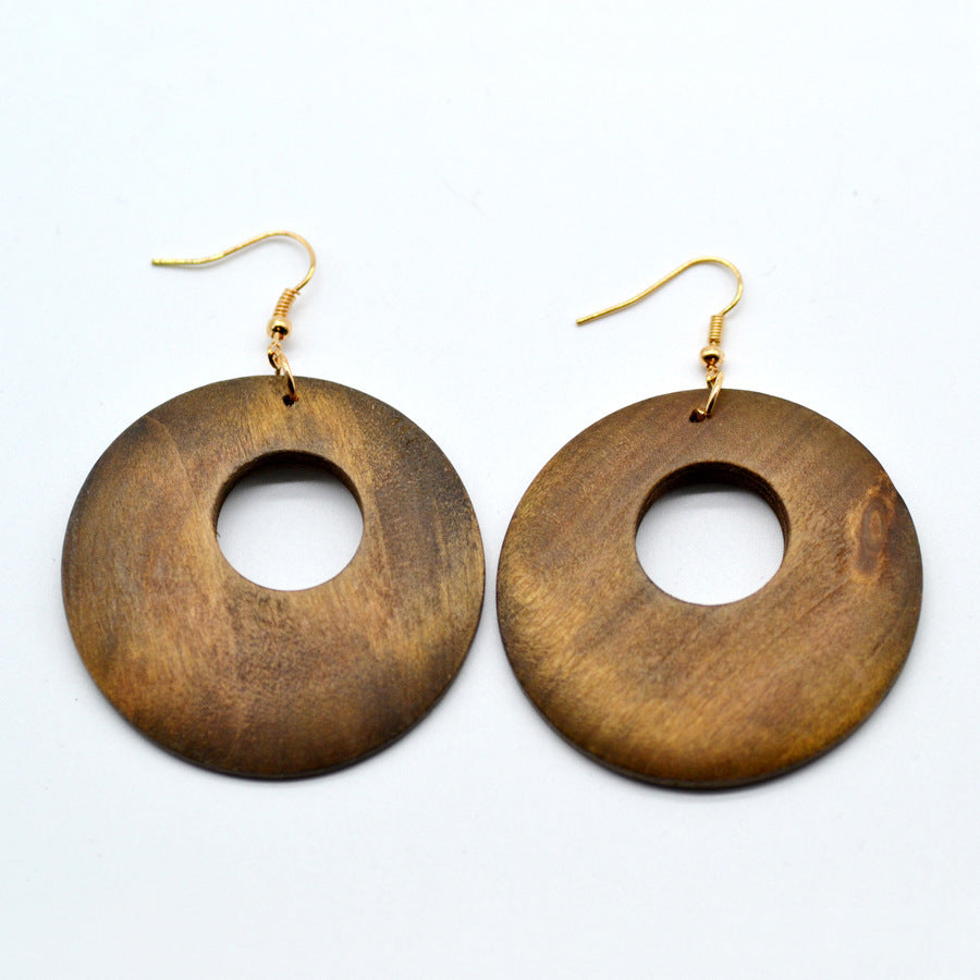 Original Fashion Wood Earrings Ornament