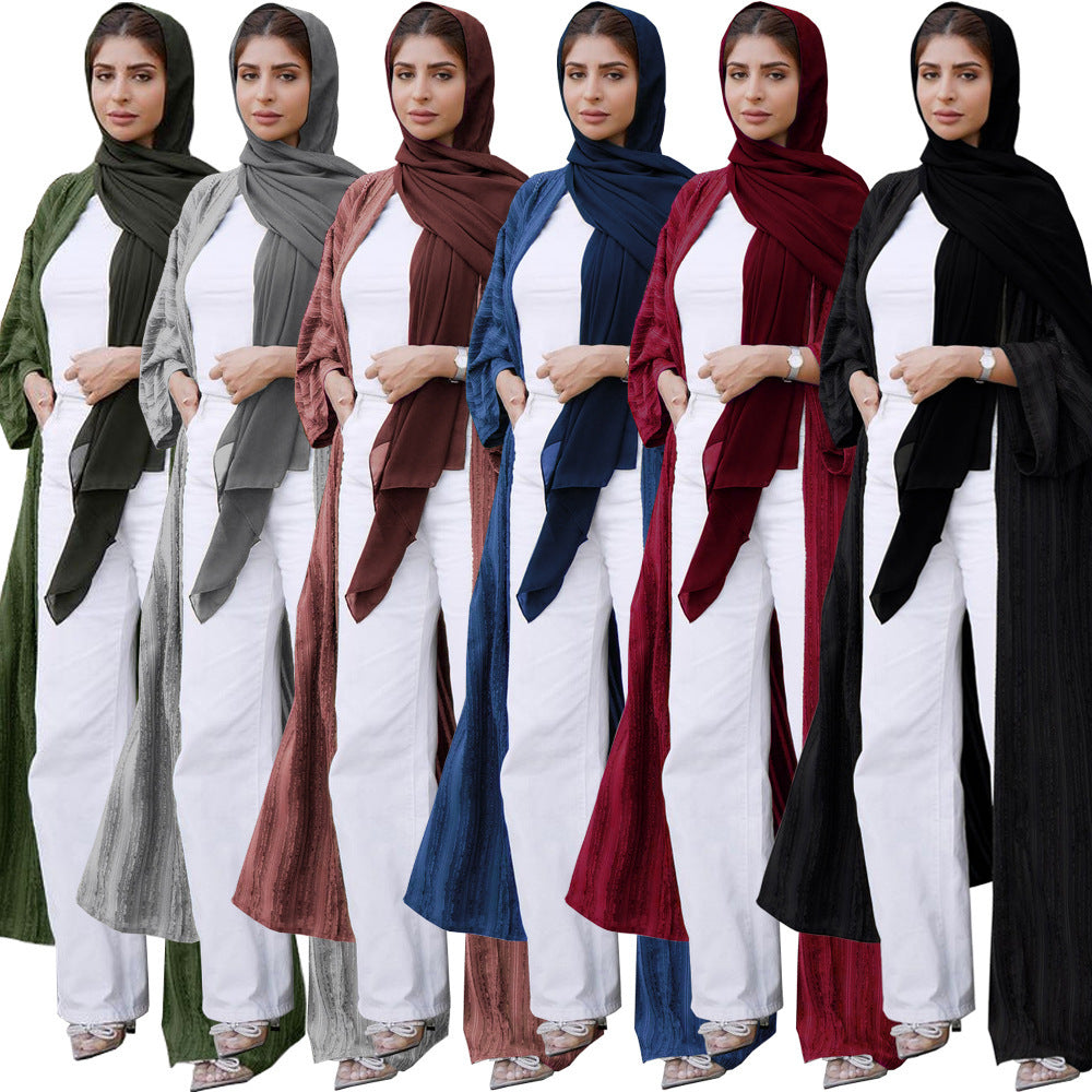 Women's Ethnic Style Retro Cardigan Top Fashionable Knitted Coat