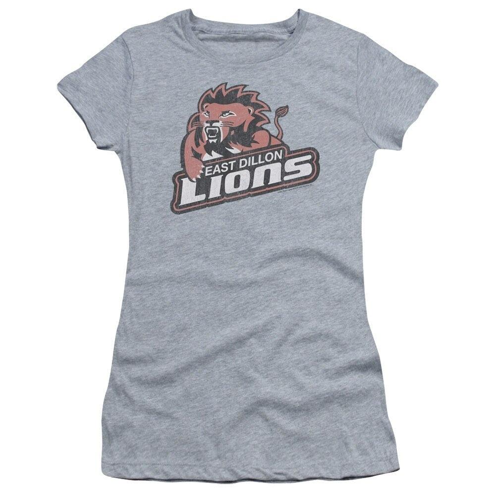 East Dillon Lions Heather Gray Juniors T-shirt