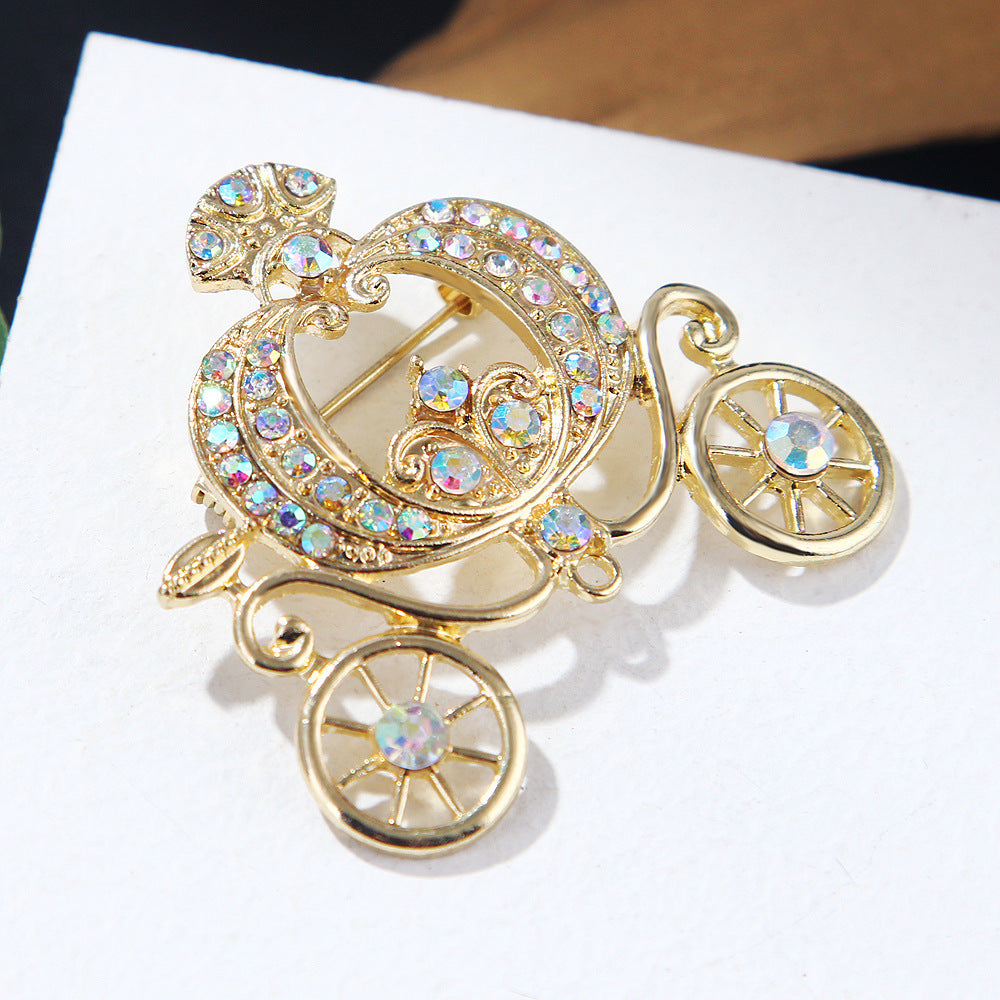 Lanhao Gray Pumpkin Car Brooch
