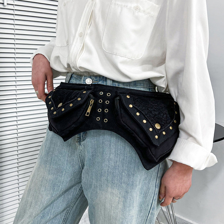 Vintage Waist Chest Crossbody Bag