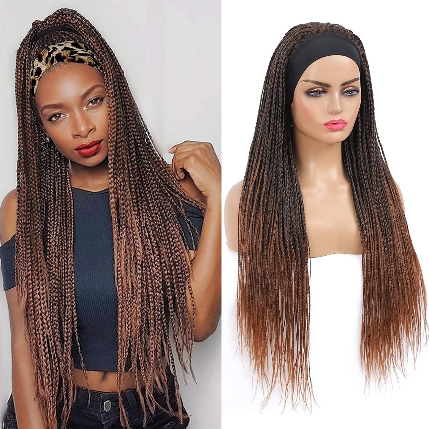 Ice Silk Turban Wig Brazilian Hook Stretch Net
