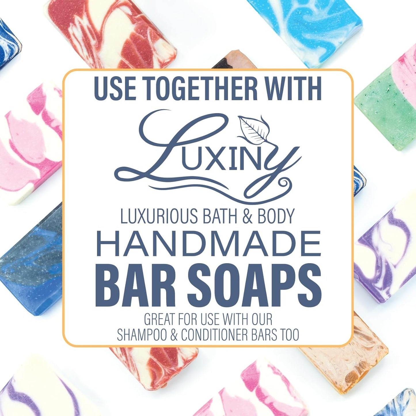 Luxiny Soap Saver Lift – Extend Bar Soap Life, Prevent Goop, Easy to Clean, Fun Shapes & Colors – Made in the USA