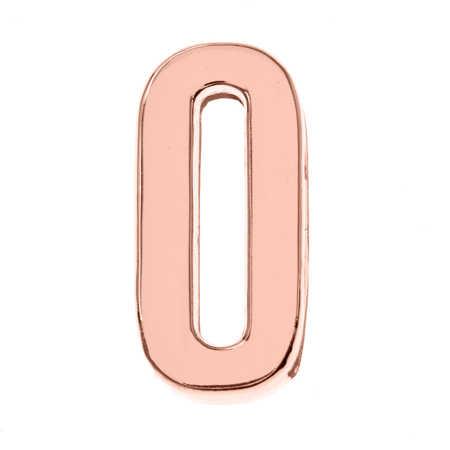 DIY Letter Keychain Glossy Ornament Accessories