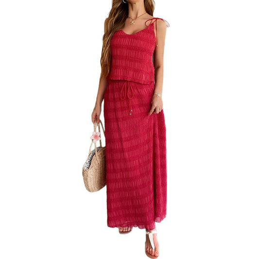 Elegant Wind Strap Ripple Small Strap Set for Women