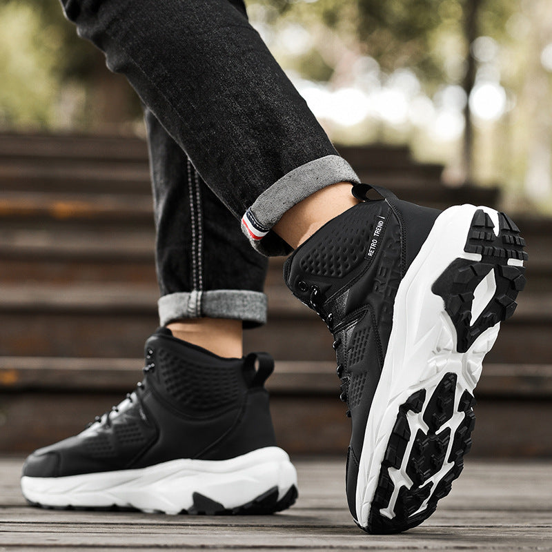 Casual Leather Sneakers for Couples