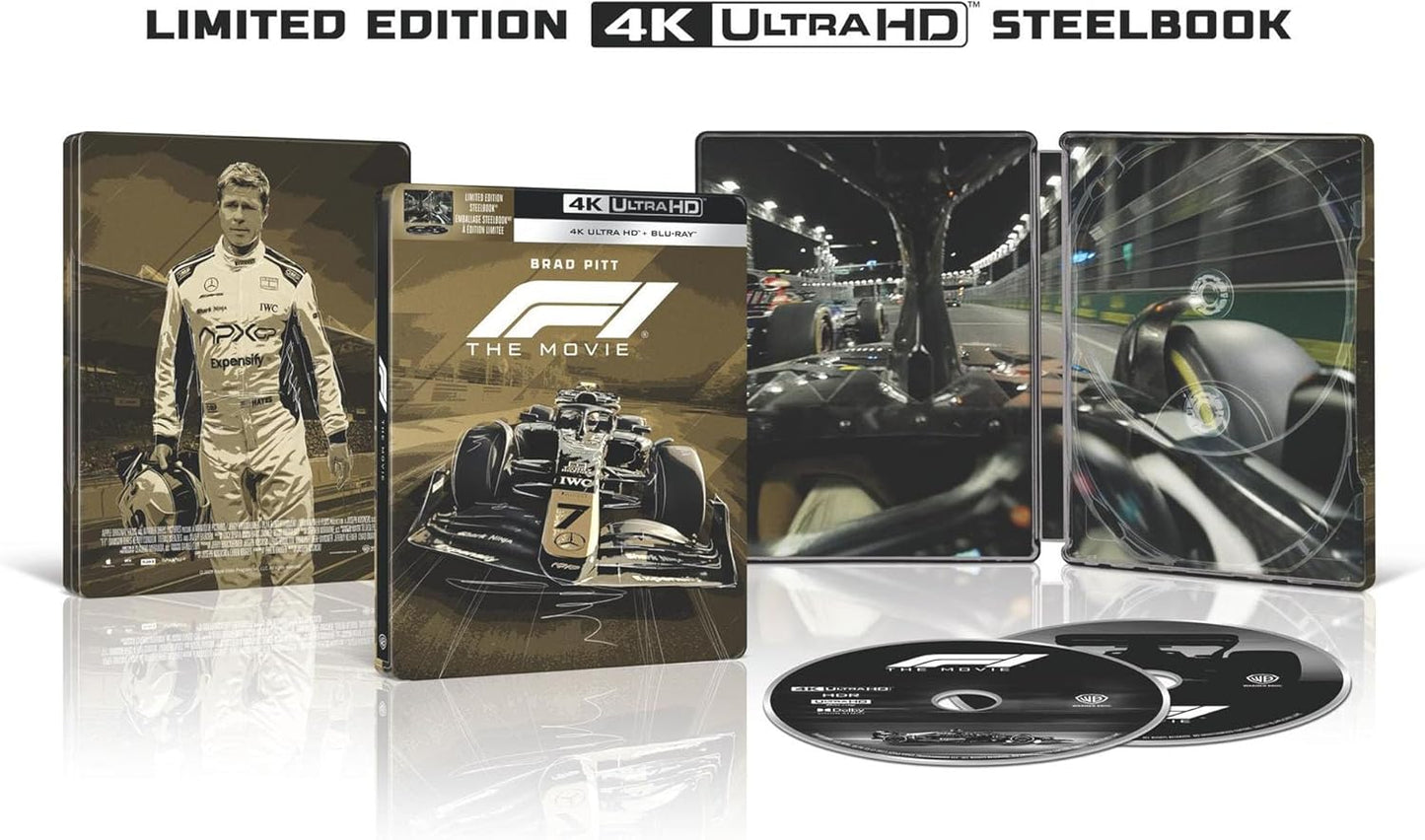 F1: The Movie - Limited Edition Steelbook (4K UHD + Blu-ray)