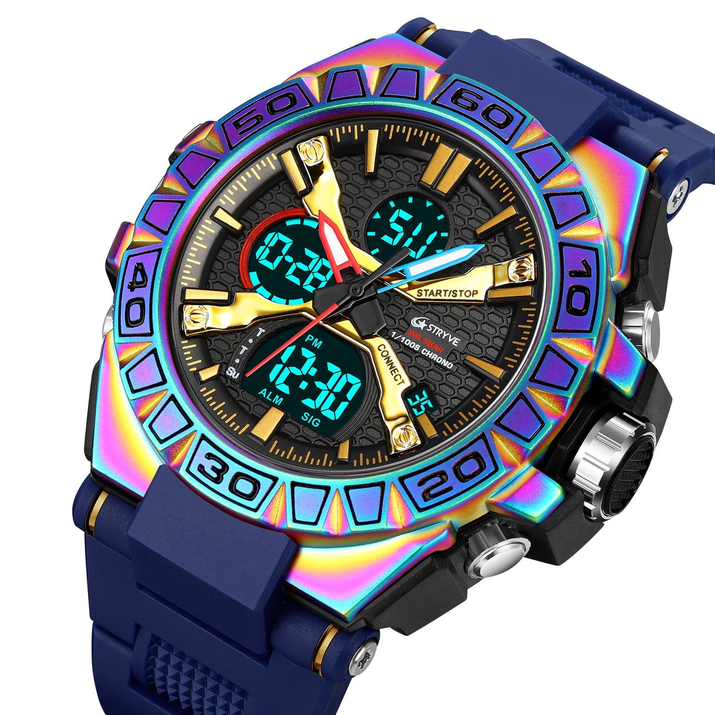 New Multifunctional Sports Student Watch