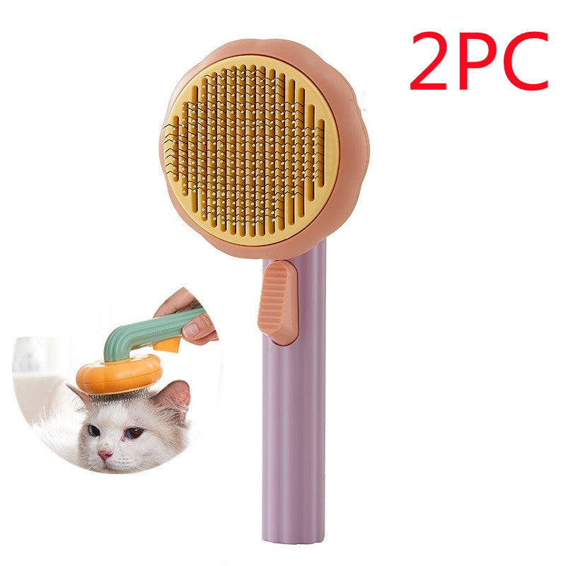 Pet Cat Self-Cleaning Steel Wire Brush